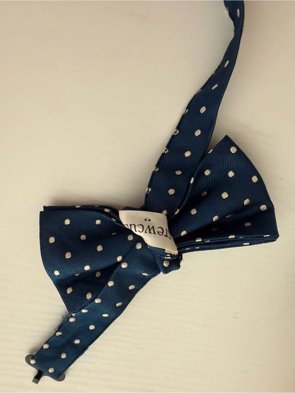 Navy Polka Dot Bow Tie - Boy’s Formal Accessory